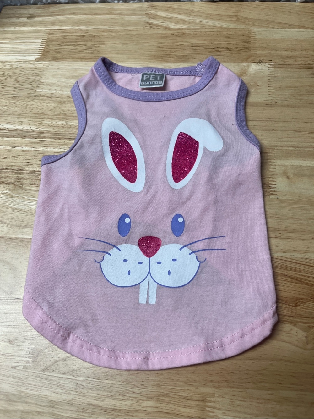 PET Spirit Dog Tank Top - Pink Bunny Graphic
